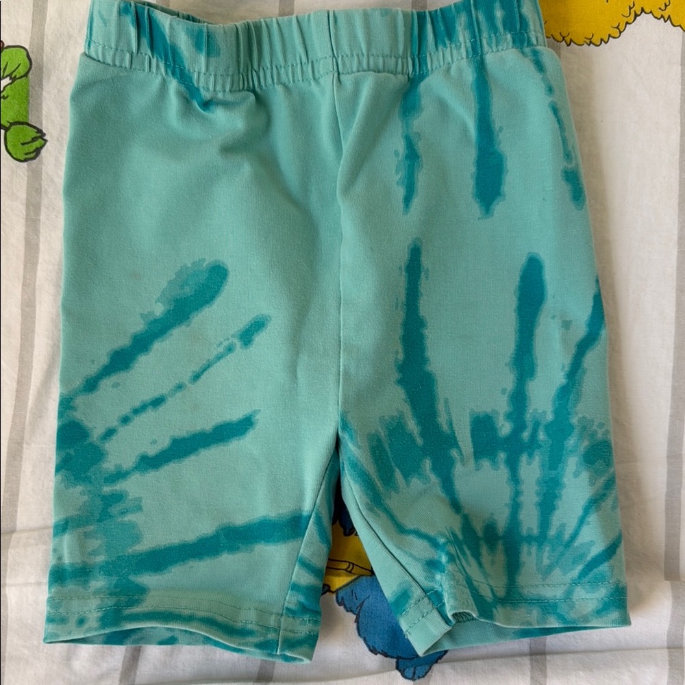 Hanna Andersson Tie dye leggings shorts- play condition 2T
